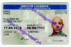 VICTORIA AUSTRALIA DRIVER LICENCE(VIC-B-FULL)