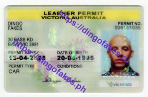 VICTORIA AUSTRALIA LEARNER PERMIT(VIC-Y-LEARNER)